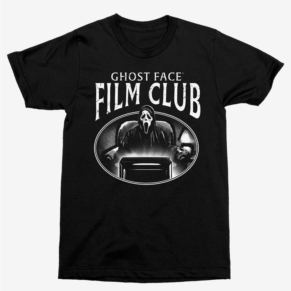 Ghost Face Film Club Black T-Shirt